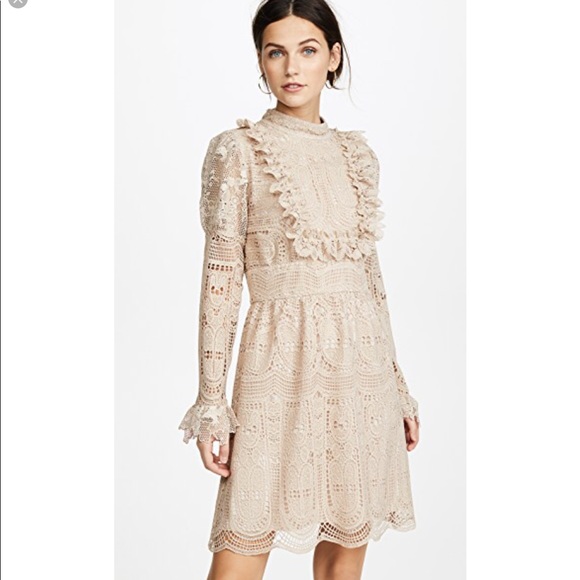 Anna Sui Dresses & Skirts - Anna Sui 🌈Scalloped Lace Dress